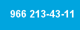 966 213-43-11